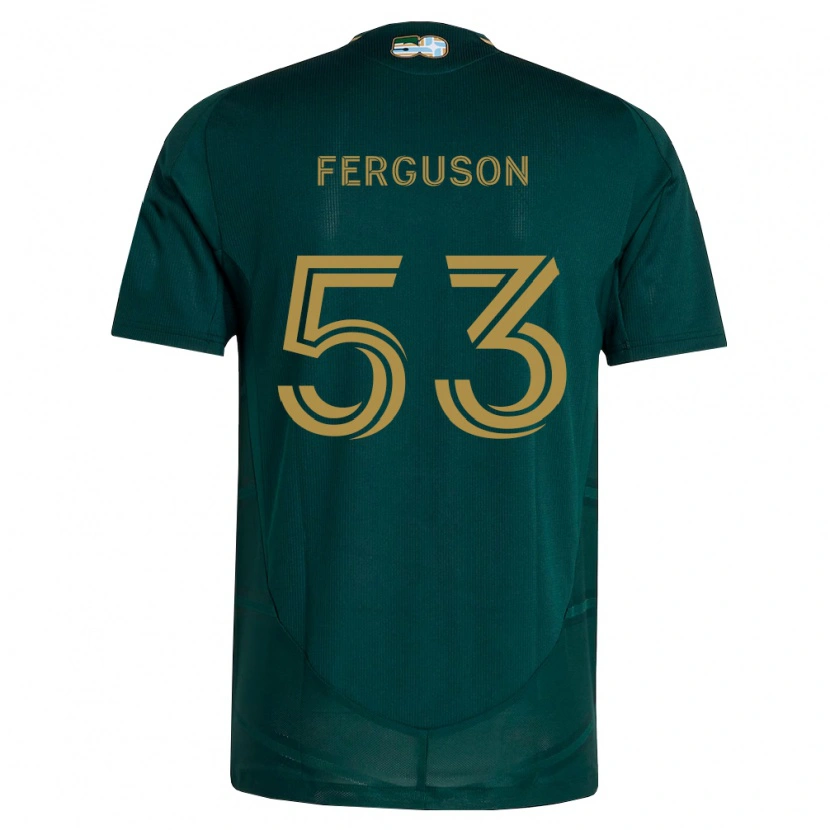 Danxen Kvinnor Connor Ferguson #53 Mörkgrön Brun Hemmatröja Matchtröjor 2026/27 Tröjor T-Tröja