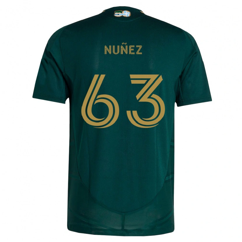 Danxen Kvinnor Daniel Núñez #63 Mörkgrön Brun Hemmatröja Matchtröjor 2026/27 Tröjor T-Tröja