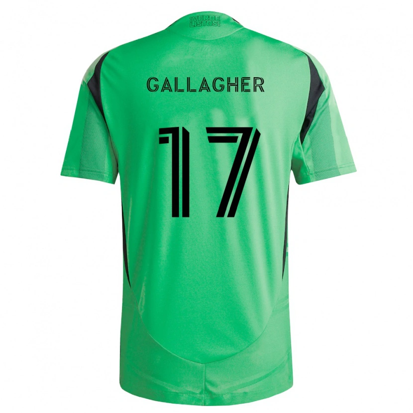 Danxen Kvinnor Jon Gallagher #17 Smaragdgrön Svart Hemmatröja Matchtröjor 2026/27 Tröjor T-Tröja