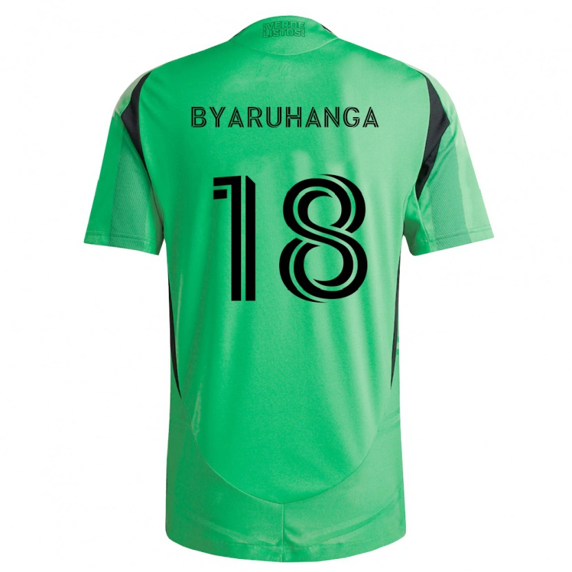 Danxen Kvinnor Bobosi Byaruhanga #18 Smaragdgrön Svart Hemmatröja Matchtröjor 2026/27 Tröjor T-Tröja