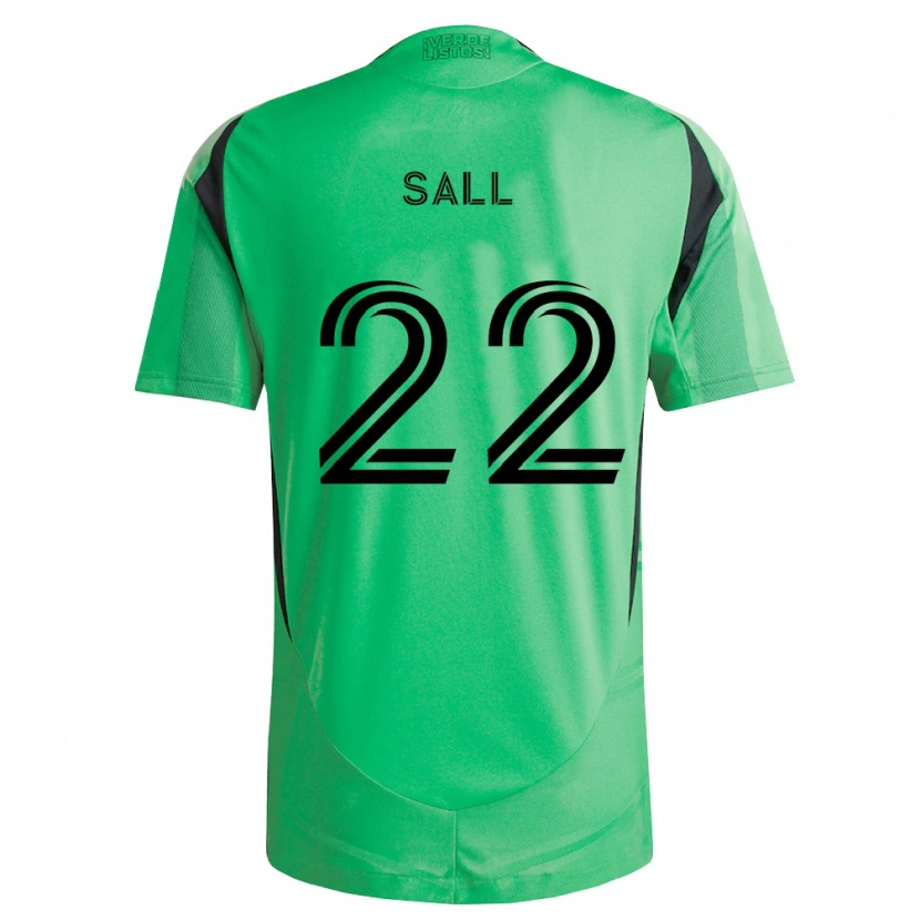 Danxen Kvinnor Ibrahima Sall #22 Smaragdgrön Svart Hemmatröja Matchtröjor 2026/27 Tröjor T-Tröja