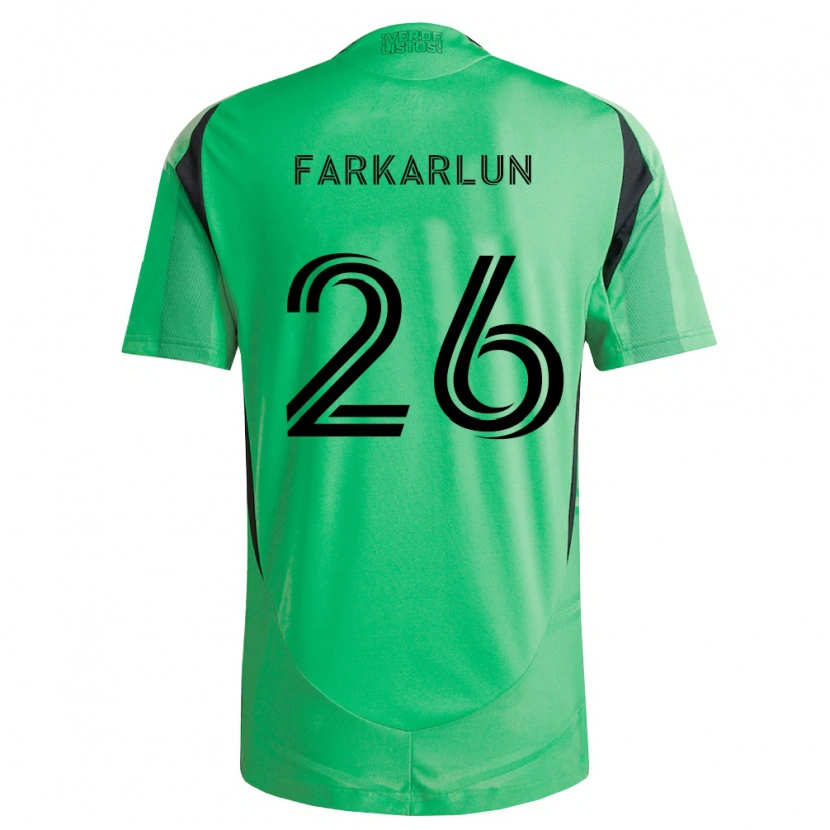 Danxen Kvinnor Jimmy Farkarlun #26 Smaragdgrön Svart Hemmatröja Matchtröjor 2026/27 Tröjor T-Tröja