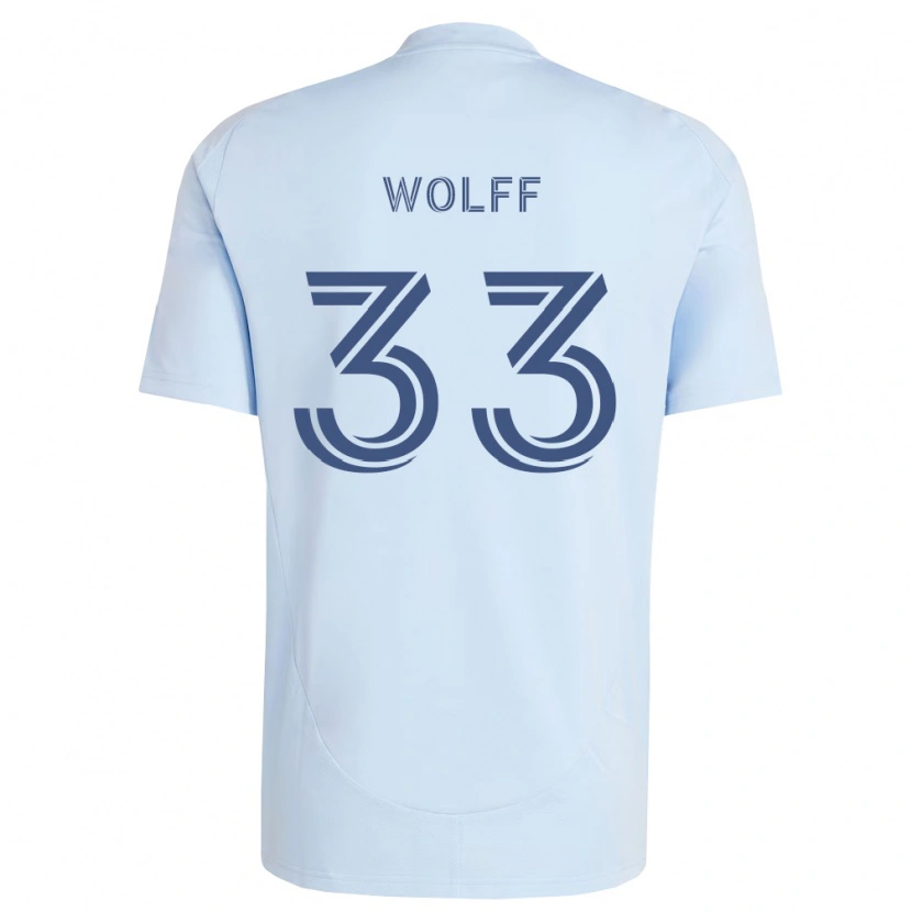 Danxen Kvinnor Owen Wolff #33 Ljusblå Ljusgrå Hemmatröja Matchtröjor 2026/27 Tröjor T-Tröja