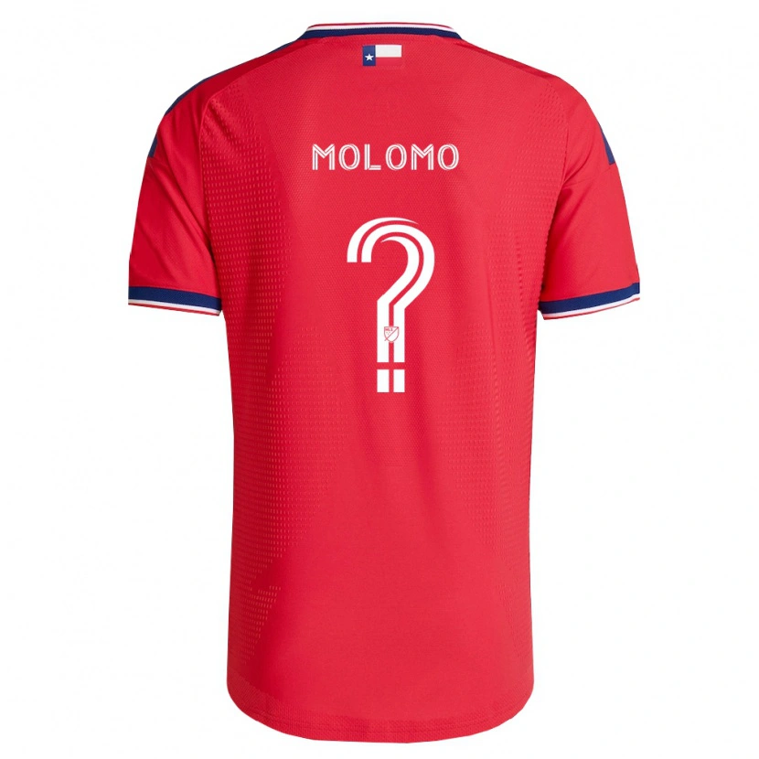 Danxen Kvinnor Zach Molomo #0 Röd Blå Vit Hemmatröja Matchtröjor 2026/27 Tröjor T-Tröja