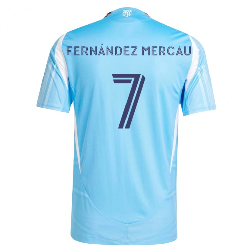 Danxen Kvinnor Nicolás Fernández Mercau #7 Himmelsblå Vit Hemmatröja Matchtröjor 2026/27 Tröjor T-Tröja
