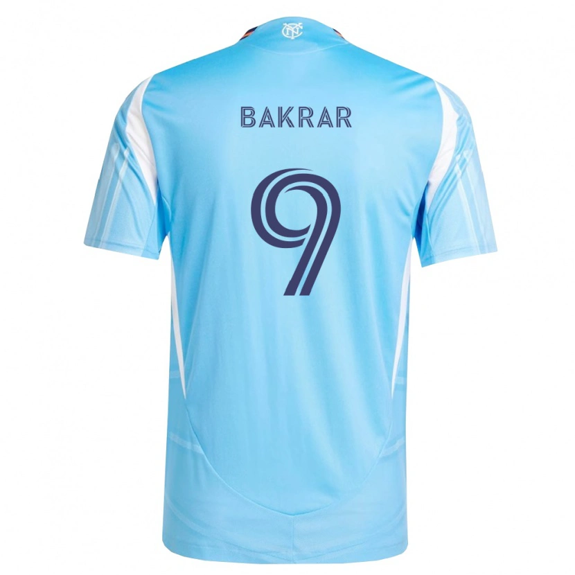 Danxen Kvinnor Monsef Bakrar #9 Himmelsblå Vit Hemmatröja Matchtröjor 2026/27 Tröjor T-Tröja