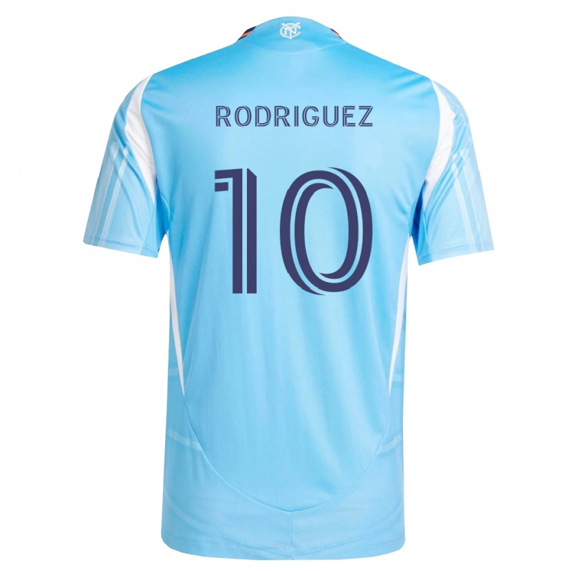 Danxen Kvinnor Santiago Rodríguez #10 Himmelsblå Vit Hemmatröja Matchtröjor 2026/27 Tröjor T-Tröja