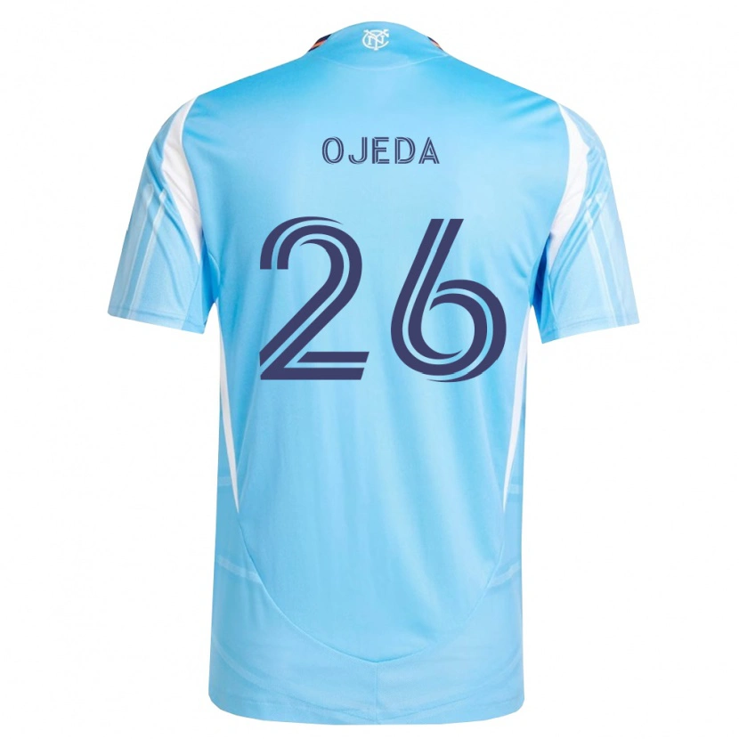 Danxen Kvinnor Agustín Ojeda #26 Himmelsblå Vit Hemmatröja Matchtröjor 2026/27 Tröjor T-Tröja