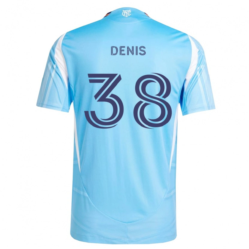 Danxen Kvinnor John Denis #38 Himmelsblå Vit Hemmatröja Matchtröjor 2026/27 Tröjor T-Tröja