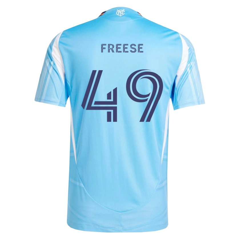 Danxen Kvinnor Matt Freese #49 Himmelsblå Vit Hemmatröja Matchtröjor 2026/27 Tröjor T-Tröja