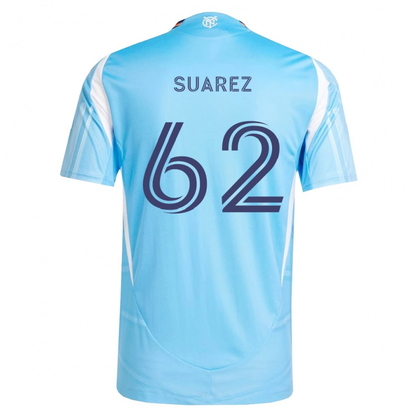 Danxen Kvinnor Anthony Suarez #62 Himmelsblå Vit Hemmatröja Matchtröjor 2026/27 Tröjor T-Tröja