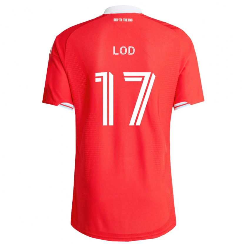 Danxen Kvinnor Robin Lod #17 Röd Mörkblå Vit Hemmatröja Matchtröjor 2026/27 Tröjor T-Tröja