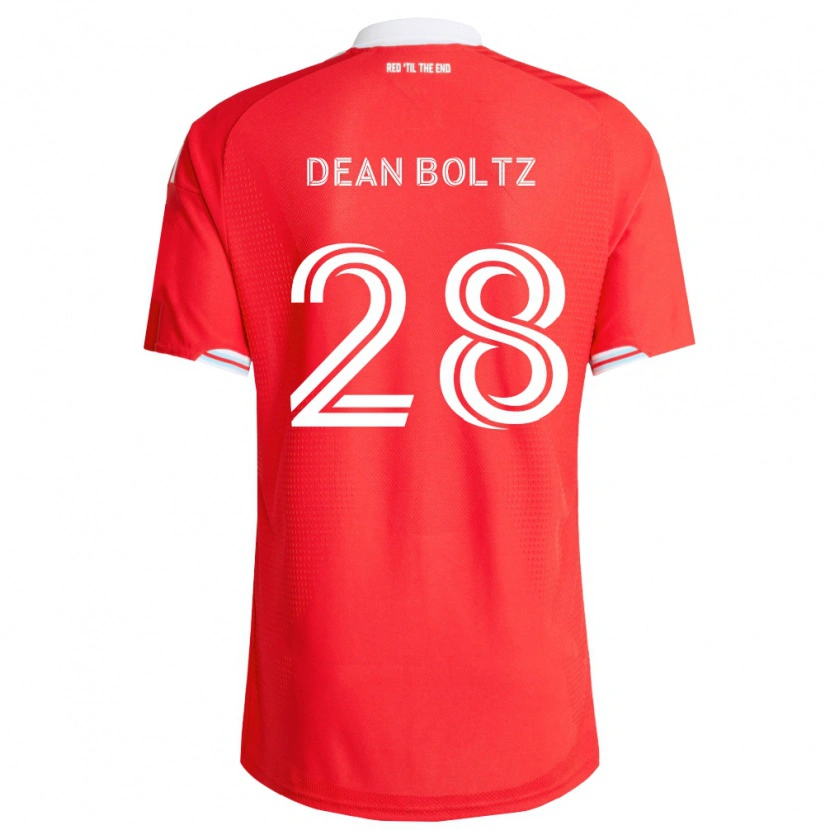 Danxen Kvinnor Dean Boltz #28 Röd Mörkblå Vit Hemmatröja Matchtröjor 2026/27 Tröjor T-Tröja