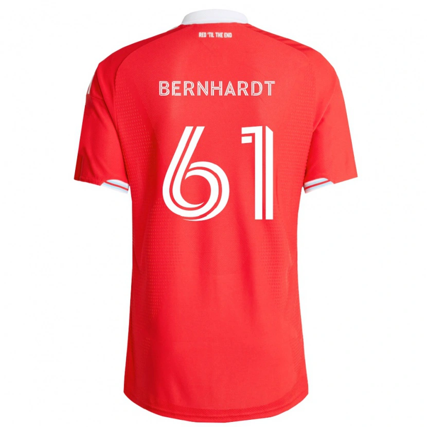 Danxen Kvinnor Harrison Bernhardt #61 Röd Mörkblå Vit Hemmatröja Matchtröjor 2026/27 Tröjor T-Tröja