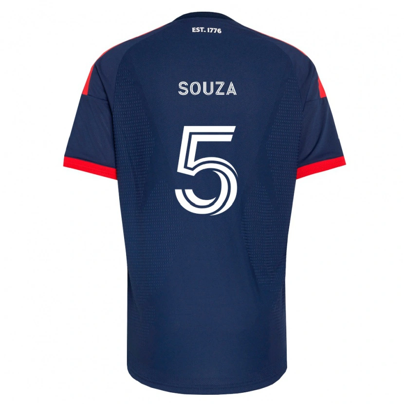Danxen Kvinnor Victor Souza #5 Kungligt Blå Röd Vit Hemmatröja Matchtröjor 2026/27 Tröjor T-Tröja