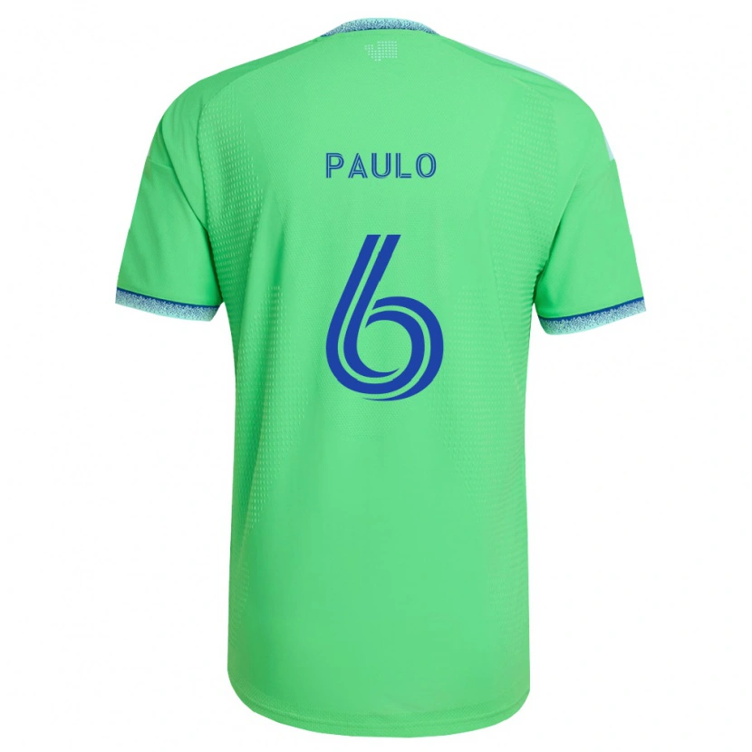 Danxen Kvinnor João Paulo #6 Grön Ljusblå Hemmatröja Matchtröjor 2026/27 Tröjor T-Tröja