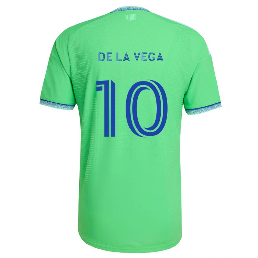 Danxen Kvinnor Pedro De La Vega #10 Grön Ljusblå Hemmatröja Matchtröjor 2026/27 Tröjor T-Tröja