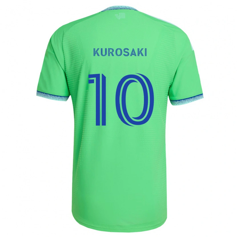 Danxen Kvinnor Yuuka Kurosaki #10 Grön Ljusblå Hemmatröja Matchtröjor 2026/27 Tröjor T-Tröja
