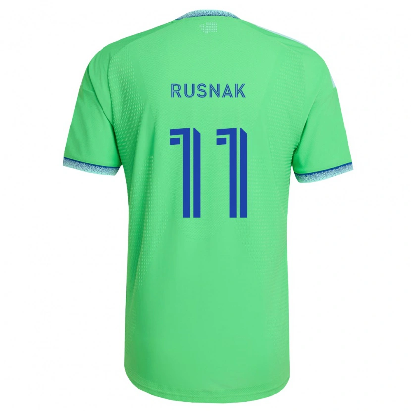 Danxen Kvinnor Albert Rusnák #11 Grön Ljusblå Hemmatröja Matchtröjor 2026/27 Tröjor T-Tröja