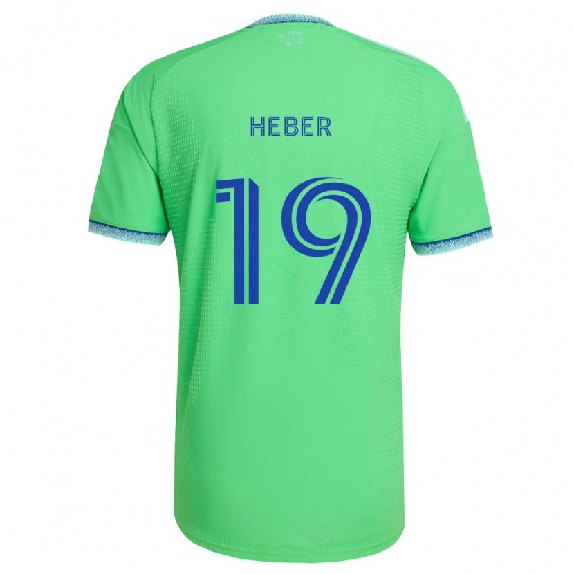 Danxen Kvinnor Héber #19 Grön Ljusblå Hemmatröja Matchtröjor 2026/27 Tröjor T-Tröja