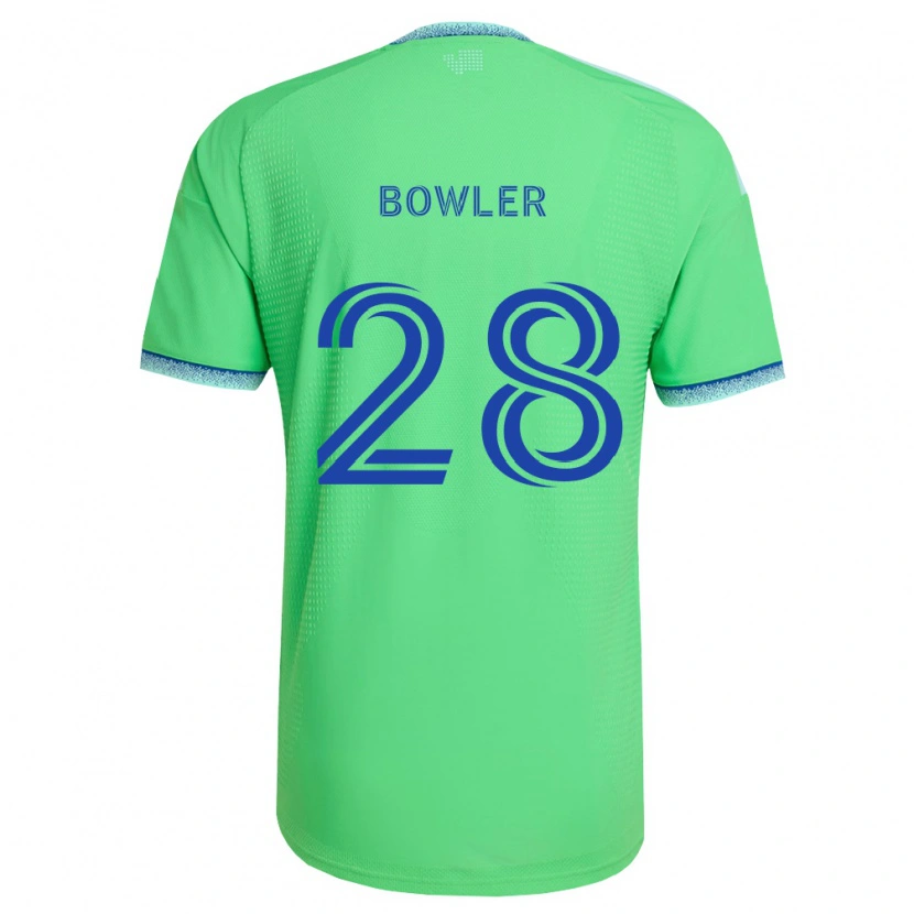 Danxen Kvinnor Rachel Bowler #28 Grön Ljusblå Hemmatröja Matchtröjor 2026/27 Tröjor T-Tröja