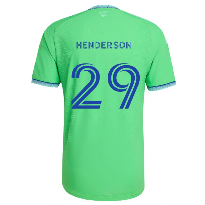 Danxen Kvinnor Anna Henderson #29 Grön Ljusblå Hemmatröja Matchtröjor 2026/27 Tröjor T-Tröja