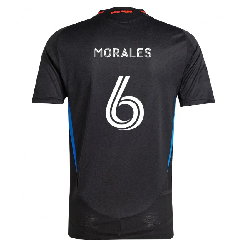 Danxen Kvinnor Alfredo Morales #6 Blå Vit Svart Hemmatröja Matchtröjor 2026/27 Tröjor T-Tröja