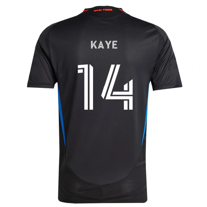 Danxen Kvinnor Mark-Anthony Kaye #14 Blå Vit Svart Hemmatröja Matchtröjor 2026/27 Tröjor T-Tröja