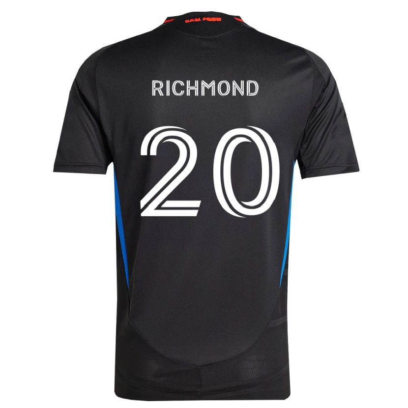 Danxen Kvinnor Will Richmond #20 Blå Vit Svart Hemmatröja Matchtröjor 2026/27 Tröjor T-Tröja