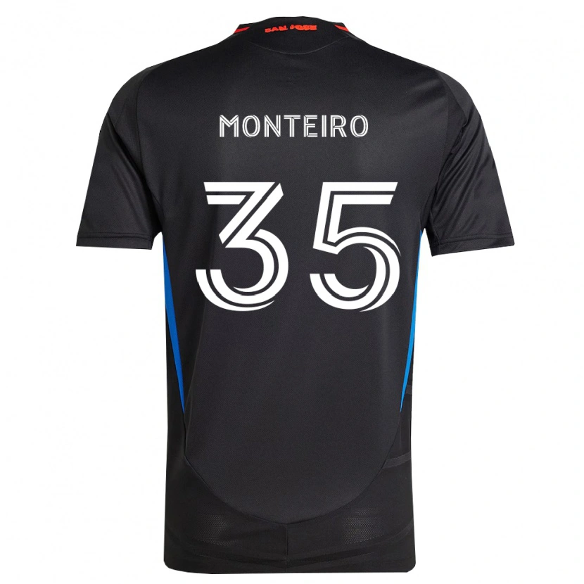 Danxen Kvinnor Jamiro Monteiro #35 Blå Vit Svart Hemmatröja Matchtröjor 2026/27 Tröjor T-Tröja