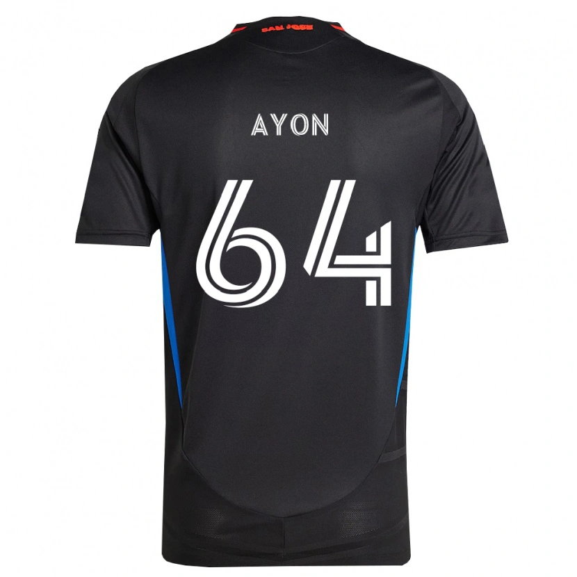 Danxen Kvinnor Jerry Ayon #64 Blå Vit Svart Hemmatröja Matchtröjor 2026/27 Tröjor T-Tröja