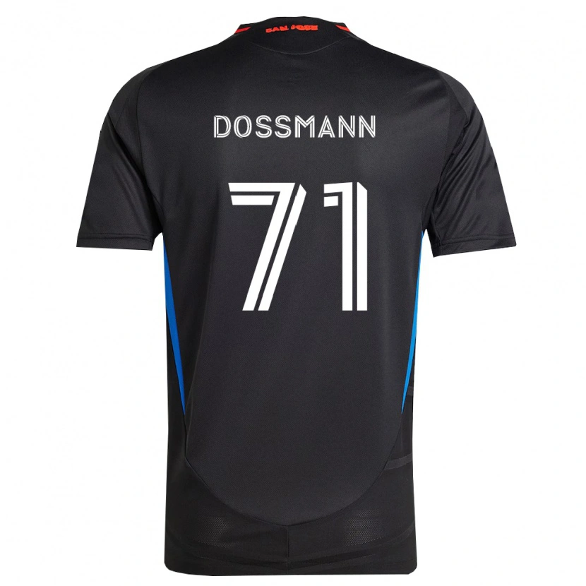 Danxen Kvinnor Niklas Dossmann #71 Blå Vit Svart Hemmatröja Matchtröjor 2026/27 Tröjor T-Tröja