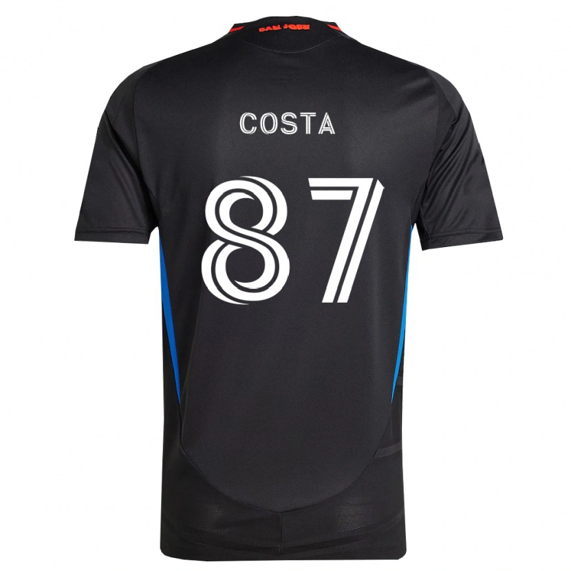 Danxen Kvinnor Vítor Costa #87 Blå Vit Svart Hemmatröja Matchtröjor 2026/27 Tröjor T-Tröja