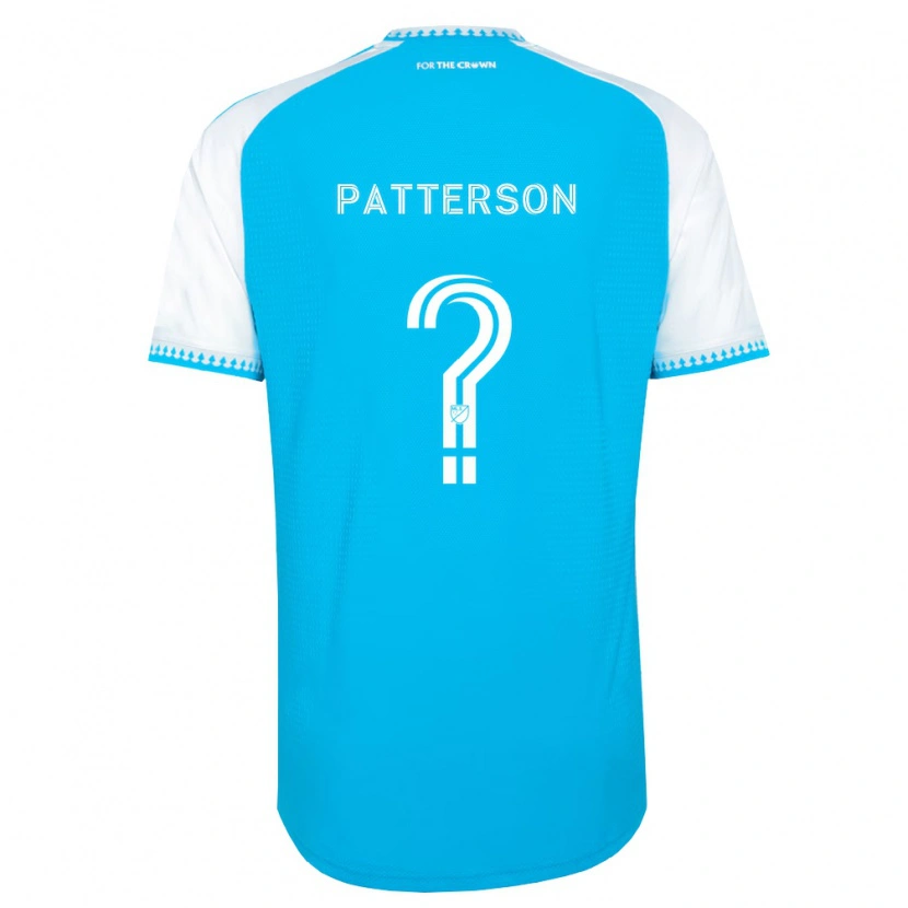 Danxen Kvinnor Carter Patterson #0 Himmelsblå Vit Svart Hemmatröja Matchtröjor 2026/27 Tröjor T-Tröja
