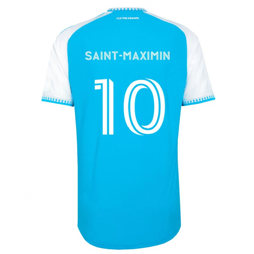 Danxen Kvinnor Allan Saint-Maximin #10 Himmelsblå Vit Svart Hemmatröja Matchtröjor 2026/27 Tröjor T-Tröja