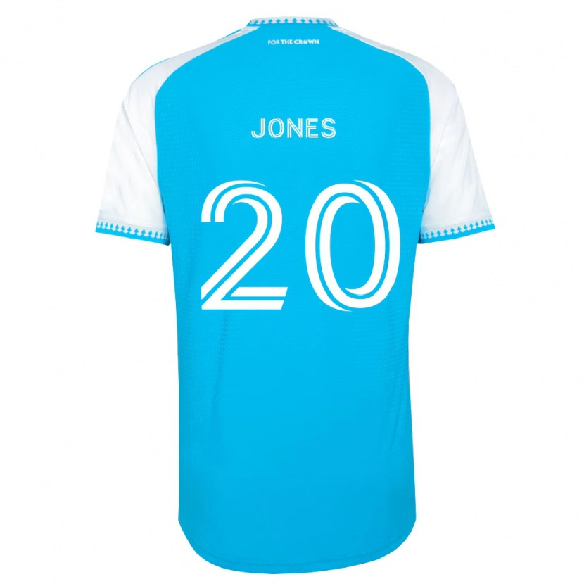 Danxen Kvinnor Derrick Jones #20 Himmelsblå Vit Svart Hemmatröja Matchtröjor 2026/27 Tröjor T-Tröja