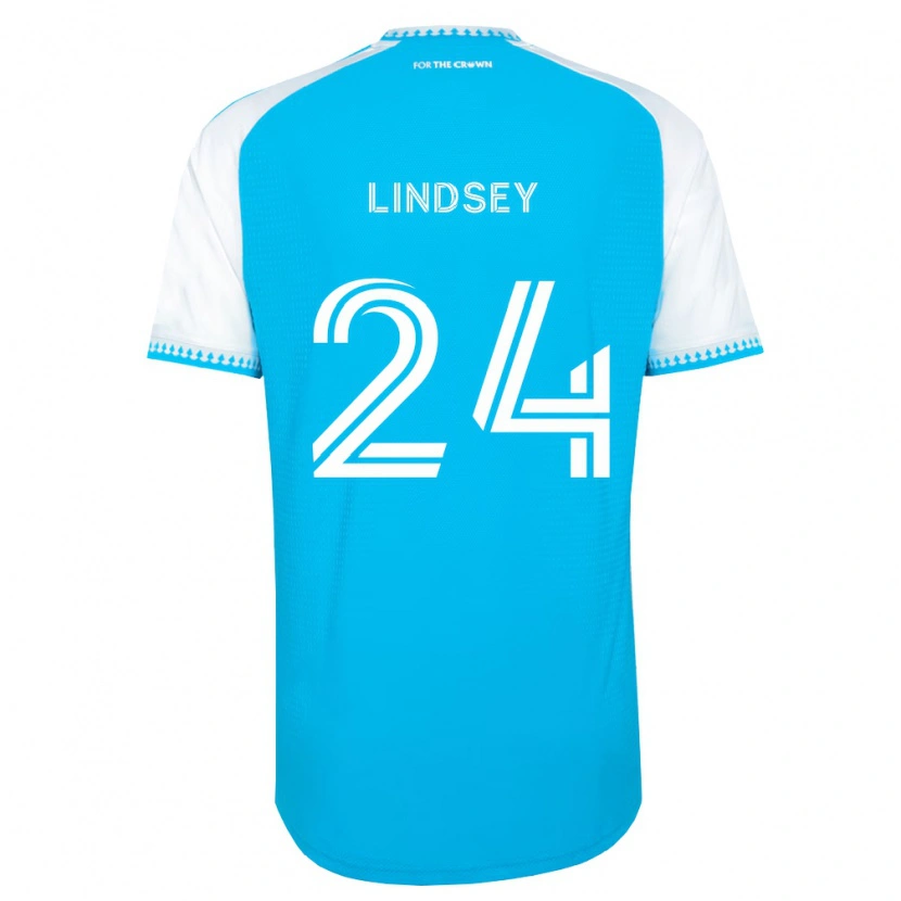 Danxen Kvinnor Jaylin Lindsey #24 Himmelsblå Vit Svart Hemmatröja Matchtröjor 2026/27 Tröjor T-Tröja