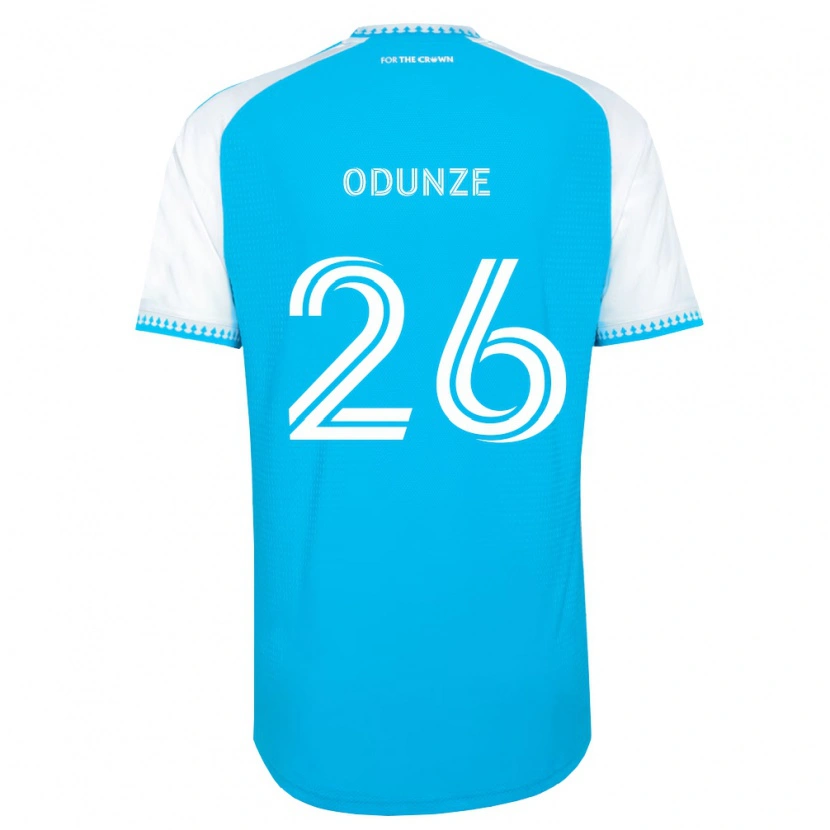 Danxen Kvinnor Chituru Odunze #26 Himmelsblå Vit Svart Hemmatröja Matchtröjor 2026/27 Tröjor T-Tröja