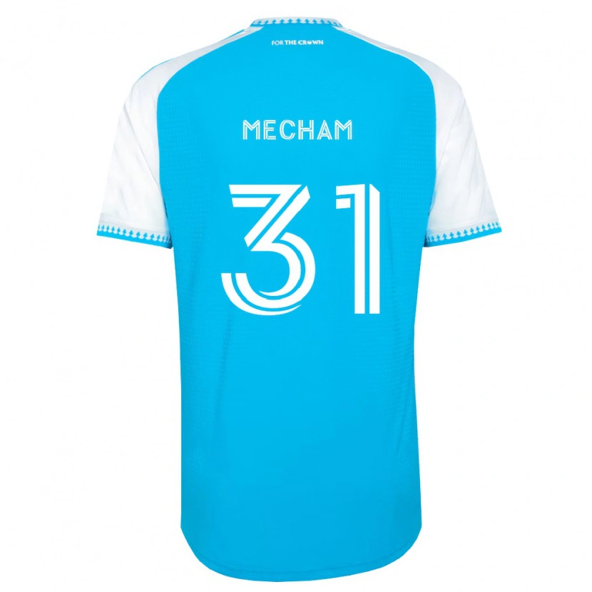 Danxen Kvinnor Jake Mecham #31 Himmelsblå Vit Svart Hemmatröja Matchtröjor 2026/27 Tröjor T-Tröja