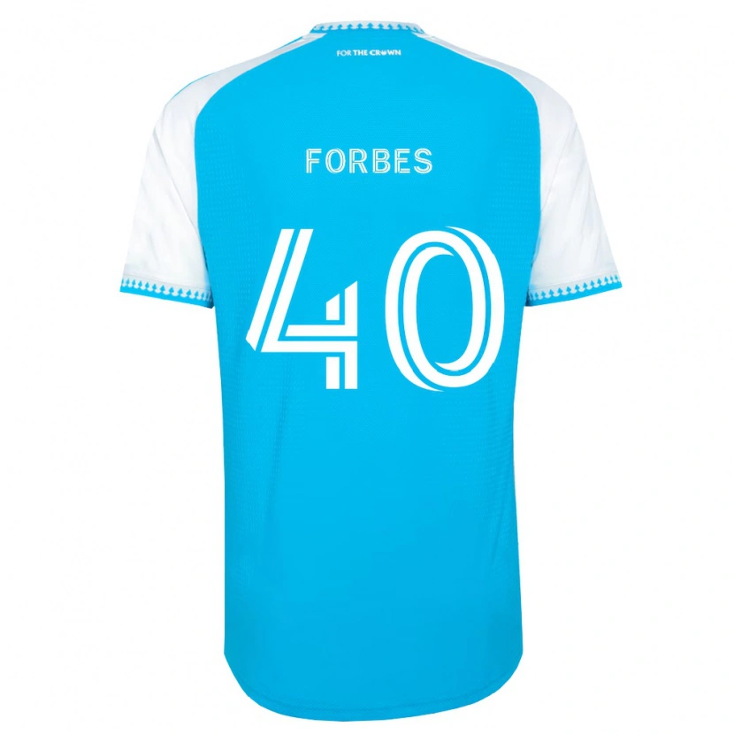 Danxen Kvinnor Jahlane Forbes #40 Himmelsblå Vit Svart Hemmatröja Matchtröjor 2026/27 Tröjor T-Tröja