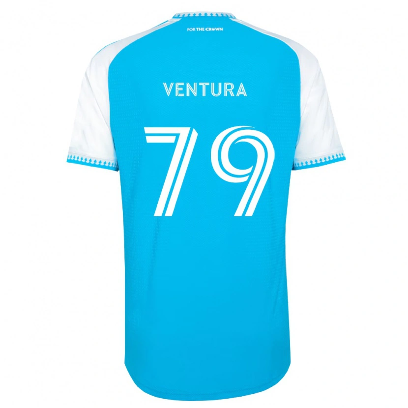 Danxen Kvinnor Sebastian Ventura #79 Himmelsblå Vit Svart Hemmatröja Matchtröjor 2026/27 Tröjor T-Tröja