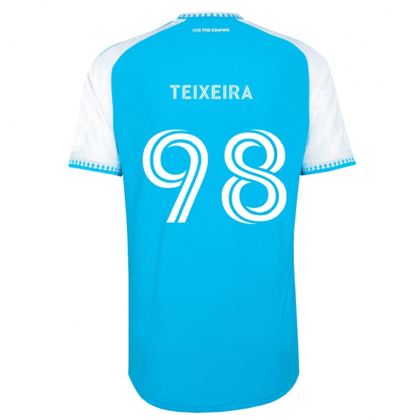 Danxen Kvinnor Nickolas Teixeira #98 Himmelsblå Vit Svart Hemmatröja Matchtröjor 2026/27 Tröjor T-Tröja