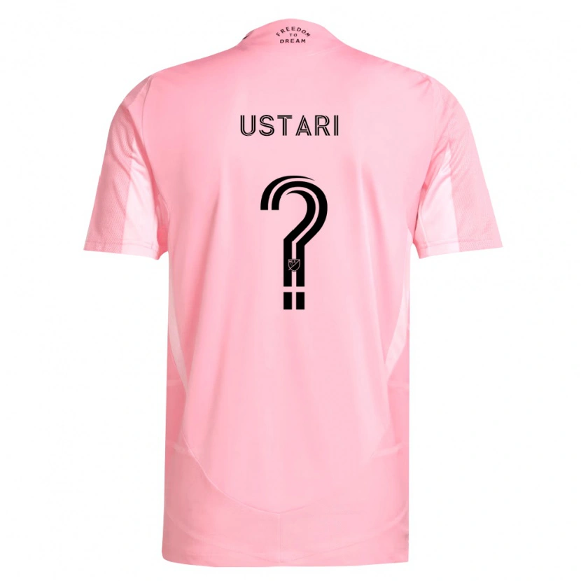 Danxen Kvinnor Oscar Ustari #0 Rosa Svart Hemmatröja Matchtröjor 2026/27 Tröjor T-Tröja