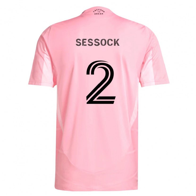 Danxen Kvinnor Nykolas Sessock #2 Rosa Svart Hemmatröja Matchtröjor 2026/27 Tröjor T-Tröja