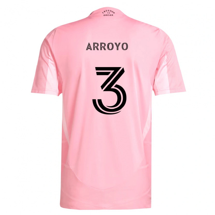 Danxen Kvinnor Dixon Arroyo #3 Rosa Svart Hemmatröja Matchtröjor 2026/27 Tröjor T-Tröja