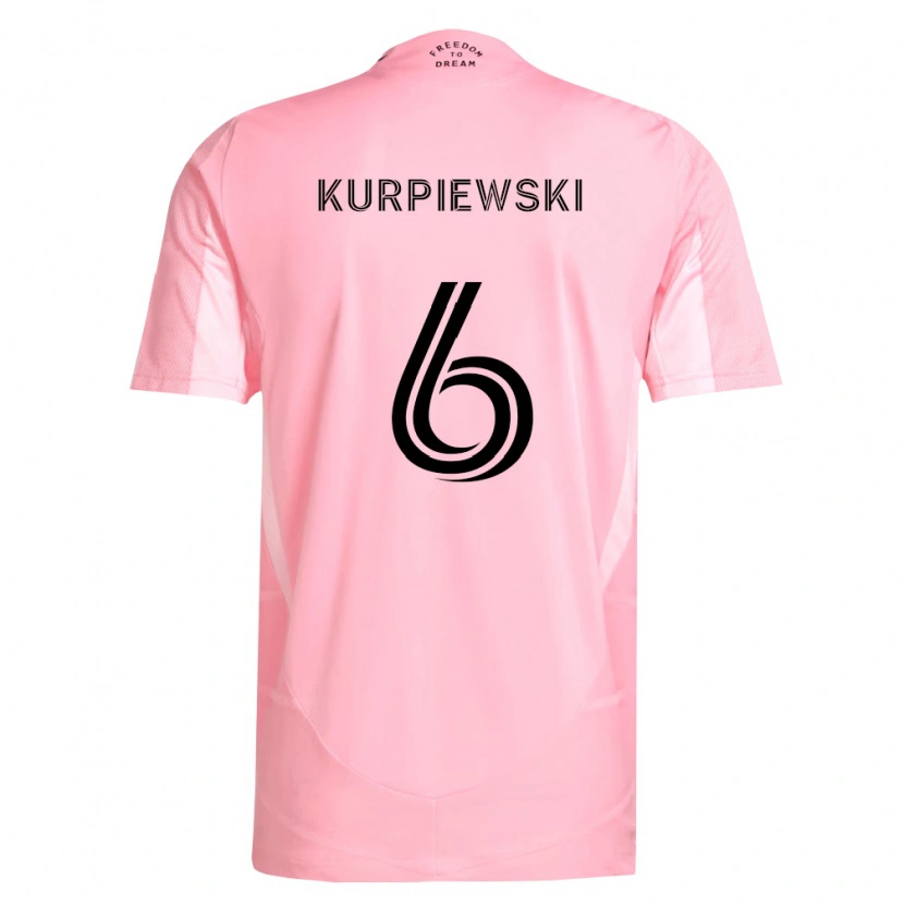 Danxen Kvinnor Ethan Kurpiewski #6 Rosa Svart Hemmatröja Matchtröjor 2026/27 Tröjor T-Tröja
