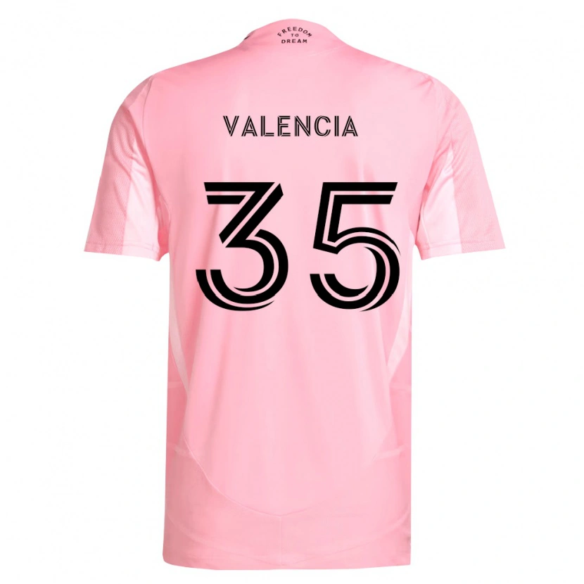 Danxen Kvinnor Felipe Valencia #35 Rosa Svart Hemmatröja Matchtröjor 2026/27 Tröjor T-Tröja