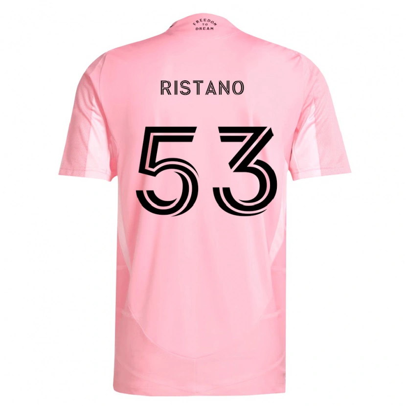 Danxen Kvinnor Alejo Ristano #53 Rosa Svart Hemmatröja Matchtröjor 2026/27 Tröjor T-Tröja