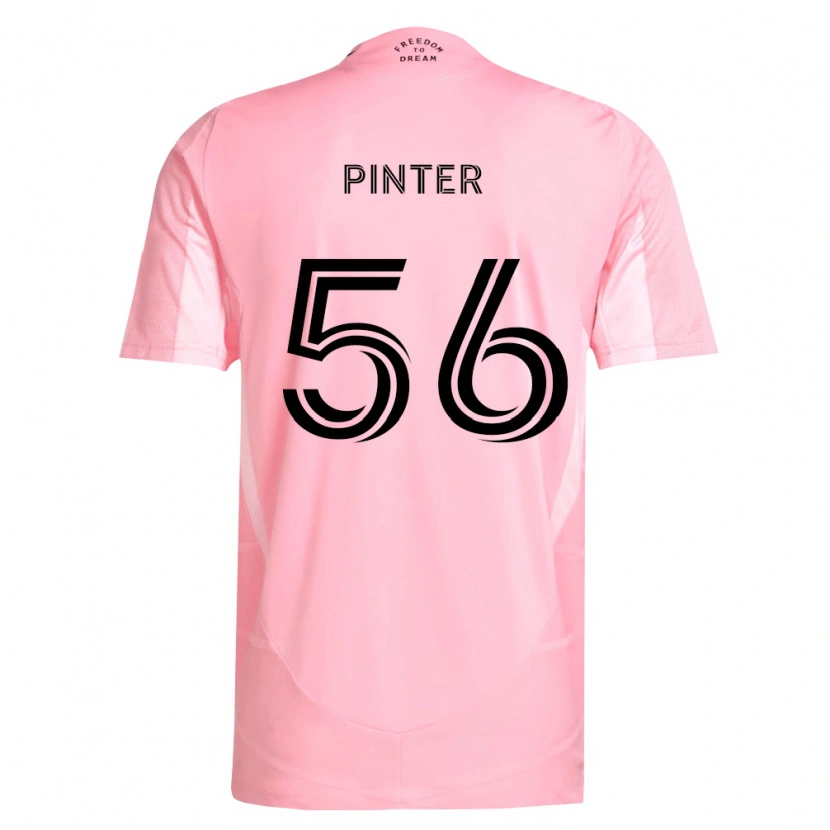 Danxen Kvinnor Dániel Pintér #56 Rosa Svart Hemmatröja Matchtröjor 2026/27 Tröjor T-Tröja