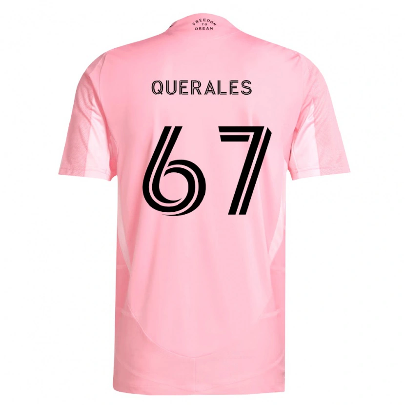 Danxen Kvinnor Arturo Querales #67 Rosa Svart Hemmatröja Matchtröjor 2026/27 Tröjor T-Tröja